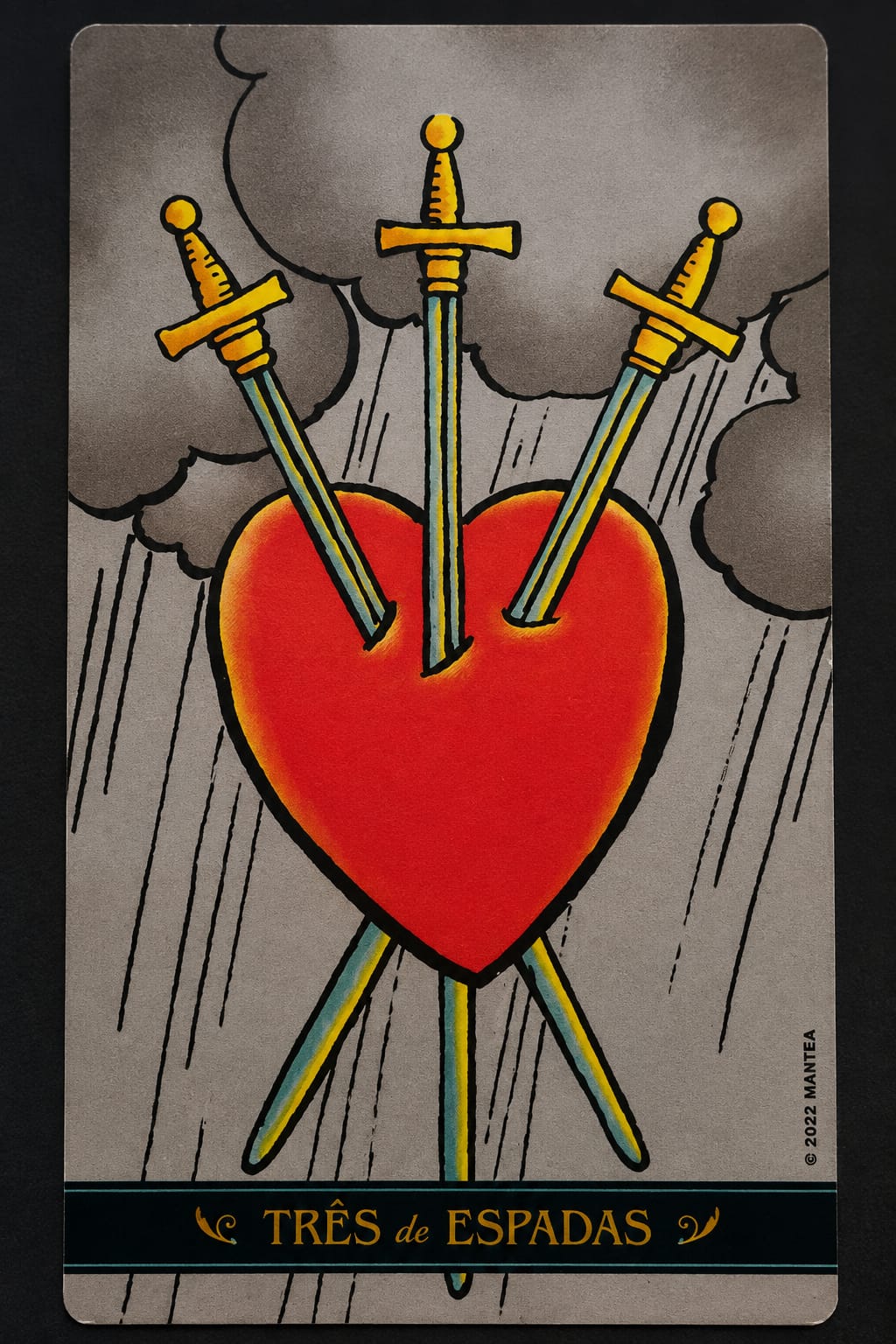 Carta Três de Espadas do Tarô